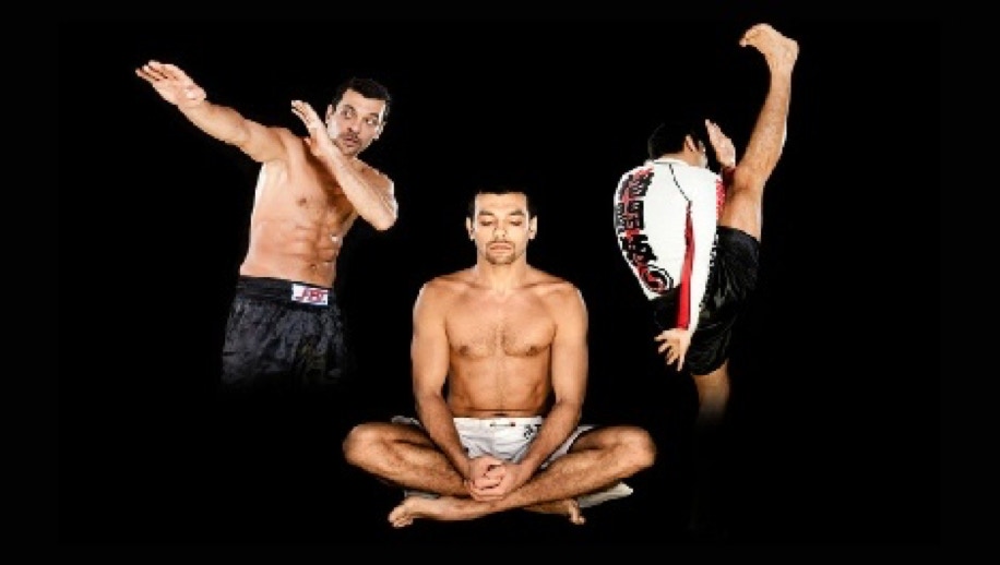 Omid ARVANEH  (coach Omid) meditation and action photo.