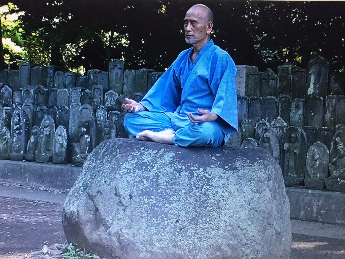 Yukio Ito Taikiken sensei Zazen